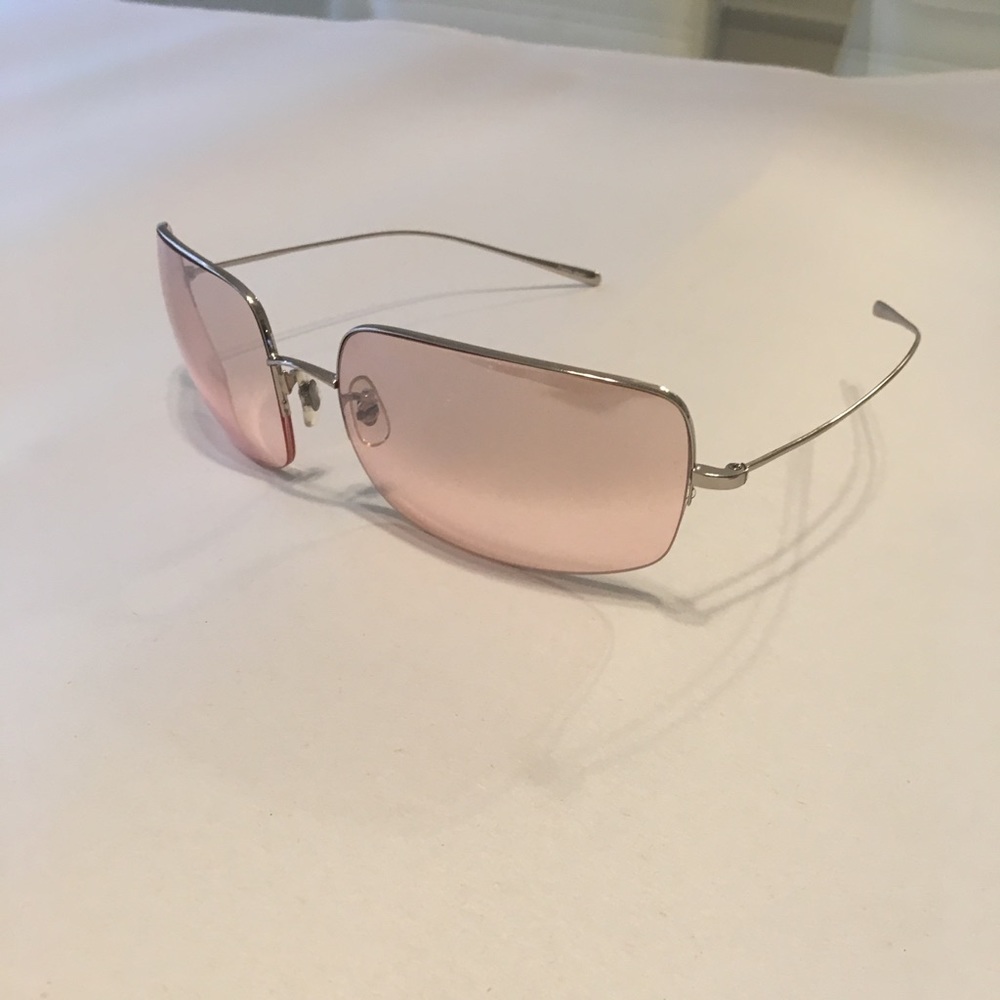 Oliver Peoples pink tinted glasses
